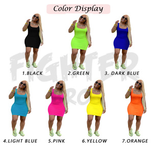 Robe moulante sans manches pour femmes longueur au sol Robe longue décontractée à bretelles spaghetti Journée solide - Product Image 2