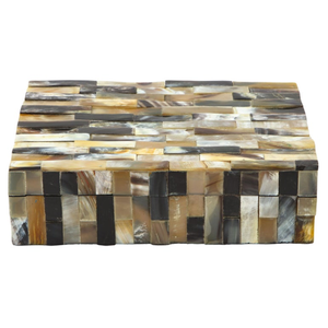 Cajas de joyería decorativas con incrustaciones de hueso de cuerno negro, piezas artesanales para almacenamiento Premium, regalos y opciones de pedido a granel al por mayor - Product Image 2