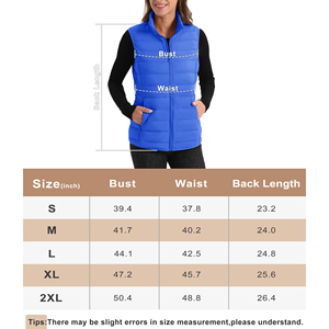 Ropa con logotipo personalizado, chaqueta con cremallera, ropa reversible, chaleco abullonado, chaleco acolchado recortado para mujer, ropa de calle, chaqueta acolchada sin mangas - Product Image 6