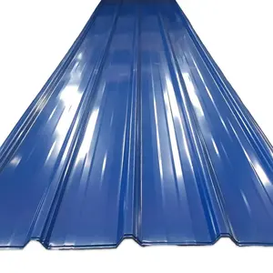 Schlussverkauf SGCC z30g z40g 0,15mm Dicke Zink Wellpappe farbbeschichtetes Metall PPGI-Dachplatten Preis