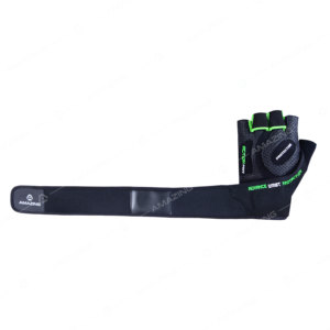 Gants de fitness unisexes en cuir à demi-doigts pour l'extérieur, avec sangle de poignet réglable, respirants, antidérapants, pour une adhérence ultime lors de la musculation - Product Image 6
