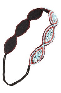 2024 nueva banda para el cabello con cuentas de semillas hechas a mano accesorio de moda diadema - Product Image 2
