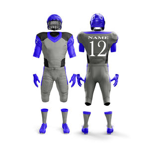 Haga su propio diseño Barato Sublimación completa Uniforme de fútbol americano Equipo personalizado Camiseta de fútbol Hecho en Pakistán con Oem - Product Image 3