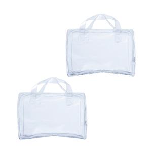 Best Seller Clear PVC Custom Wholesale Cosmetics Travel <b>Bag</b> <b>Transparent</b> <b>Makeup</b> <b>Bag</b> Zipper Closure Fashion Originating Vietnam - Product Image 3
