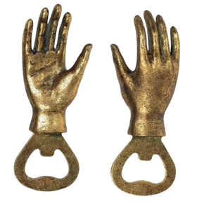 Ouvre-bouteille design à la main Vintage outil de barre en métal Durable accessoire élégant pour comptoirs de cuisine et de bar fabriqués à la main en Inde - Product Image 1