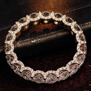 Anillo de Compromiso Unisex de Lujo, Chapado en Oro de 14K, Talla Personalizada, Diamante Cultivado en Laboratorio, Corte Brillante, Estilo Étnico, Ajustable, Certificado - Product Image 6