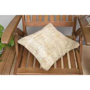 หมอนขนสัตว์ถักสีเบจ14x14หรูหราทอลายวินเทจและนุ่มออกแบบเรียบง่ายพกพาได้สำหรับเครื่องนอนสำหรับคริสต์มาส - Product Image 4