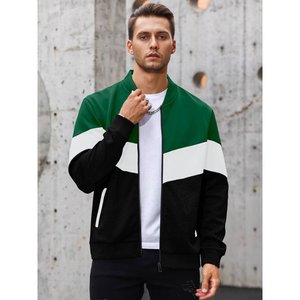 Veste universitaire pour hommes manches en cuir véritable et laine mélangée Letterman Boys College Varsity Jackets XS-5XL - Product Image 2