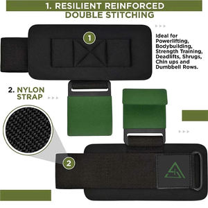 Ganchos de Levantamiento de Pesas de Alta Resistencia para Gimnasio, Suministro Directo de Fábrica, Ganchos de Levantamiento de Pesas de Alta Calidad al por Mayor - Product Image 5