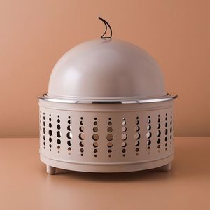 Calentador de alimentos de diseño de Oriente Medio, cazuela, olla caliente elegante para el hogar, Hotel, Buffet, fiesta, diseño árabe, Cocina, Servicio, calentador de alimentos - Product Image 3