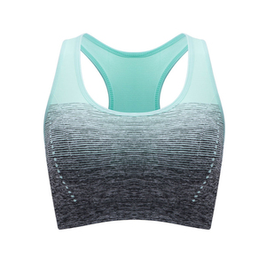 Sujetadores deportivos sólidos transpirables Comodidad y estilo de alta calidad Sujetador deportivo de yoga sin costuras personalizable - Product Image 4