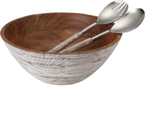 Tazón para servir de fruta y ensalada grande ecológico de alta calidad, masa de madera desechable, madera tejida, comida de uso doméstico altamente duradera - Product Image 4