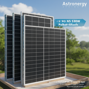 Paleta de 36 Paneles Solares Bifaciales Tipo N Astronergy ASTRO N5 590W para TOPCon 4.0, Monocristalinos, Certificados por TUV - Product Image 3