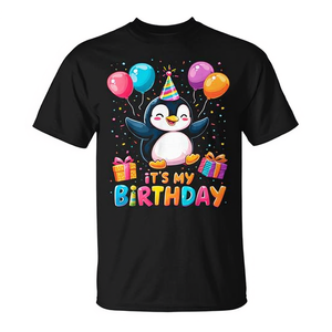 Maglietta promozionale per la festa dei pinguini di compleanno - Product Image 2