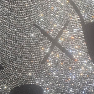 Últimas camisetas de estilo para la venta Mejor venta de diamantes de imitación Camiseta hecha 100% algodón Camiseta personalizada - Product Image 5