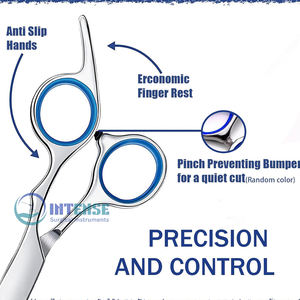 Juego de tijeras de corte de pelo profesional, Kit de peluquería de peluquero, herramientas de salón de acero inoxidable para estilista y suministro OEM al por mayor - Product Image 4