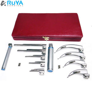 Laringoscopio Convencional Manual con Certificación CCC, 9 Hojas, 2 Mangos, 4 Hojas Macintosh, 5 Hojas Miller, Juego de Anestesia con Luz LED Adicional - Product Image 2