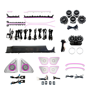 Set Lengkap W177 Ambient <span class=keywords><strong>Light</strong></span> Kit Lampu LED Mobil Styling Interior Mobil C118 Ambient <span class=keywords><strong>Light</strong></span> untuk Mercedes Benz A-class W177 CLA C118 - Product Image 2