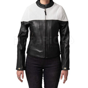 Chaqueta de cuero para motocicleta para mujer, equipo de protección para Moto CE, Original, de carreras, de cuero de vaca - Product Image 1