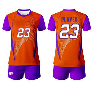 ชุดวอลเล่ย์บอลโพลีเอสเตอร์ชุดพิมพ์ซับลิเมชันระบายอากาศ100% ตามสั่งดีไซน์ใหม่ - Product Image 3