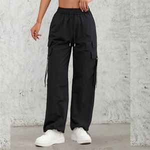 Pantalones Cargo Nuevos al por Mayor, Pantalones Casuales para Mujer, Ropa de Mujer, Pantalones de Cintura Alta con Bolsillos para Mujer, Verano - Product Image 2