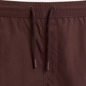 Short de bain léger pour hommes séchage rapide taille élastique fermeture éclair braguette couleur unie teint uni vêtements de plage écologiques maillot de bain décontracté - Product Image 3