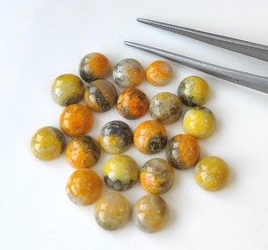 Cabochon rond en jaspe bourdon naturel 8mm-Jaspe bourdon en vrac de qualité supérieure - Product Image 1