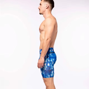 กางเกงขาสั้นรัดรูปของผู้ชายผ้านิ่มขนาดใหญ่พิเศษแห้งเร็วพิมพ์ลายแบบระเหิดใส่สบายสไตล์ลำลอง - Product Image 6