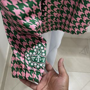 Vente en gros personnalisée veste à capuche pied-de-poule brodée Zeta Phi Beta Sorority attirail grec - Product Image 5