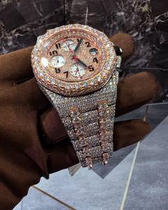 นาฬิกาข้อมือผู้ชายสุดหรู สแตนเลสสตีล เครื่อง Miyota กลไกอัตโนมัติ หน้าปัดกระจกโมอิสซาไนต์ ดีไซน์หรูหรา รุ่นลิมิเต็ดอิดิชั่น - Product Image 2