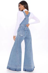 ชุดจั๊มสูทผ้ายีนส์วินเทจสำหรับผู้หญิงสวมใส่สบายทันสมัยและมีระดับสวมใส่สบายแบบไม่สิ้นสุด - Product Image 4