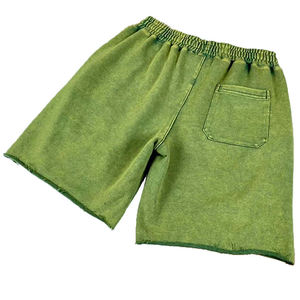 <b>Mens</b> Heavyweight Puff Printing Sweatpants High Quality Casual Streetwear <b>Shorts</b> with Elastic Waist Closure Solid <b>Pattern</b> - Product Image 5