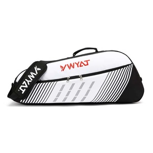 Bolsa de Raquetas WYAT Azul y Blanca con Parches de Dibujos Animados, Capacidad para 3 Raquetas, Bolsa Deportiva - Product Image 5