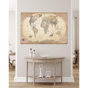 Mapa del Mundo Estilo Retro, Póster Decorativo para Pared - Product Image 3