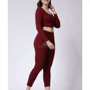 SEEBI Sports Fitness Wear alta calidad personalizable y cómodo conjunto de gimnasio de cintura alta para mujeres con material de alta calidad - Product Image 3