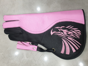 Fauconnerie de haute qualité personnaliser Double couche 30cm de Long dames gant cuir de vachette gants de fauconnerie - Product Image 3