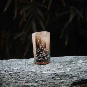 Verre à shote en corne de buffle Drinking Made From par Faizacraft - Product Image 2