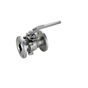 Robinet à bille en acier inoxydable 3 pièces à commande par levier, étanchéité PTFE, manuel, extrémités à bride, 1 1/2 30Barg, haute qualité, OEM C-Way - Product Image 5