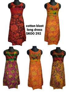 Vestido bohemio de algodón para mujer con cremallera, decoraciones con botones de encaje, artículo de moda - Product Image 3