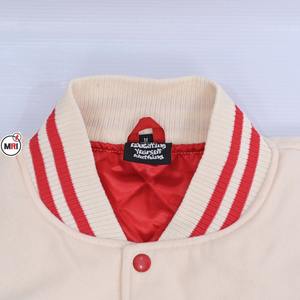 Chaqueta universitaria con cremallera de invierno al aire libre con letras de béisbol bordadas de alta calidad de fabricante personalizado para hombre - Product Image 6