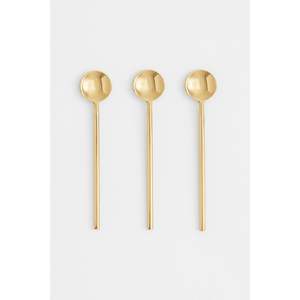 Grossiste indien robuste servant de salade Design de luxe Bel ensemble de fromage rond 3 pièces plaqué or pour la cuisine à domicile - Product Image 1