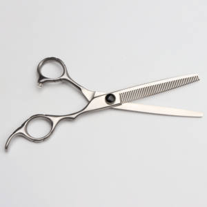 Tijeras Profesionales de Acero Inoxidable para Peluquería Canina, Estilo GEM, 6.5 Pulgadas, Prácticas Tijeras de Entresacar para Mascotas - Product Image 3