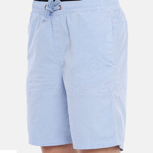 Shorts en toile décontractés pour hommes de haute qualité, best-sellers - Motif uni, tissu respirant, service OEM, fermeture à cordon - Product Image 4