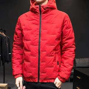 Vente en gros de vestes matelassées pour hommes, nouveau design, veste en toile respirante matelassée, vêtements d'hiver, grande taille pour hommes - Product Image 1