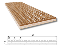 Panneaux décoratifs insonorisants en bois massif 3D sculptés CNC de qualité supérieure pour cuisine moderne, chambre, salle de bain, appartement, maison, bureau, mur