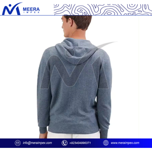 Sweat à capuche athlétique pour hommes Design Slim Fit durable Technologie d'évacuation de l'humidité en polyester/coton ODM pour - Product Image 3