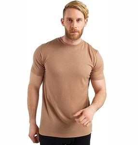Camiseta de algodón 100% para hombre, camisetas merinas de manga corta, Camiseta deportiva ligera para senderismo, camiseta interior transpirable suave - Product Image 1