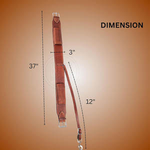 Cincha para Caballo de Cuero de Alta Calidad a Precio Económico, Acero Inoxidable, Personalizable, MOQ Bajo, Venta al por Mayor, el Mejor Diseño para Entrenamiento - Product Image 3