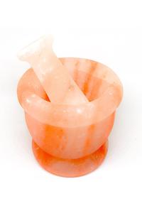 Mortero y Maja de sal del Himalaya en todos los tamaños, mortero y Maja de sal rosa del Himalaya, juego de mortero y Maja de sal del Himalaya - Product Image 5