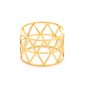 Nouveau produit cuillère brouillard design anneaux de serviette en métal anneaux de serviette luxueux anneau de serviette de mariage anneau de serviette pour hôtels restaurants - Product Image 2